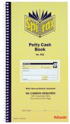 PETTY CASH VOUCHERS SPIRAX 552 C/LESS DUP PK10   G85520