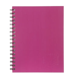 NOTEBOOK SPIRAX 512 A4 H/C TWIN WIRO PINK 200PG   G85549