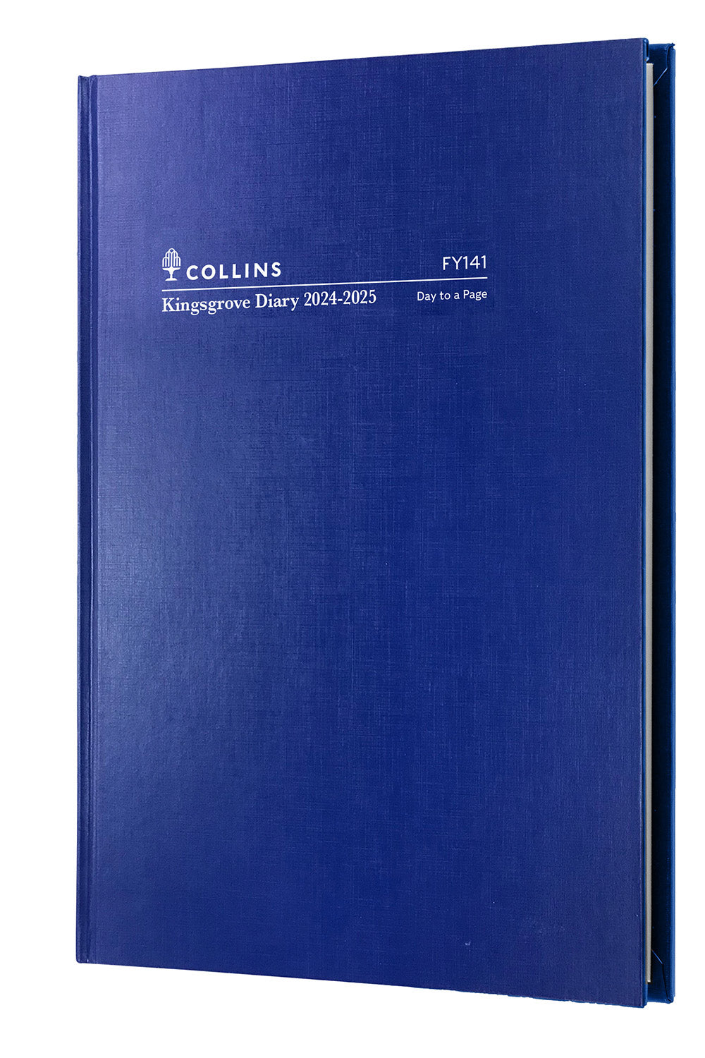 DIARY KINGSGROVE FINANCIAL YEAR 24-25 A4 141 P59 DTP BLUE   G85590