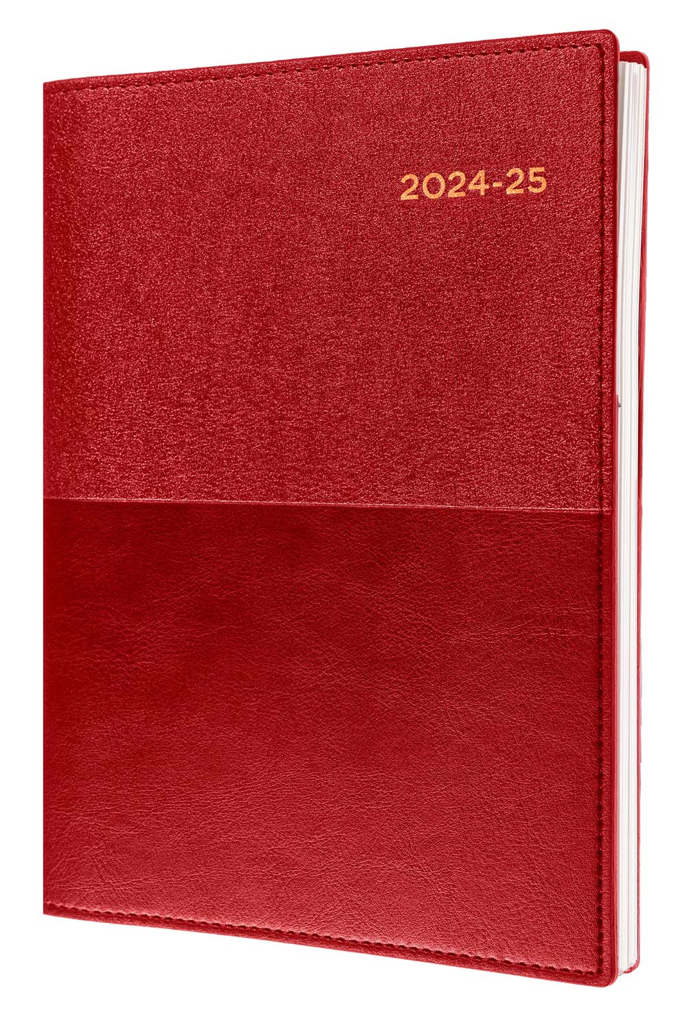 DIARY VANESSA FINANCIAL YEAR 24-25 A5 185 V15 DTP RED   G85596