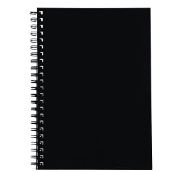 NOTEBOOK SPIRAX 512 A4 H/C TWIN WIRO BLACK 200PG   G85601