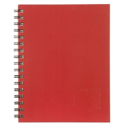 NOTEBOOK SPIRAX 512 A4 H/C TWIN WIRE RED 200PG   G85604