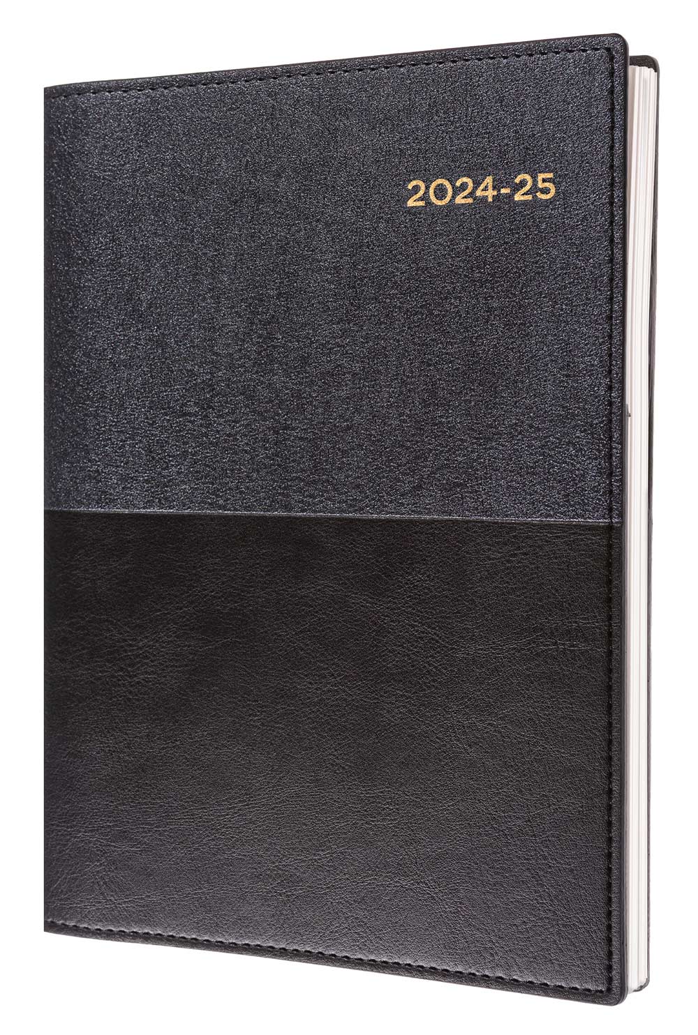 DIARY VANESSA FINANCIAL YEAR 24-25 A5 185 V99 DTP BLACK   G85611