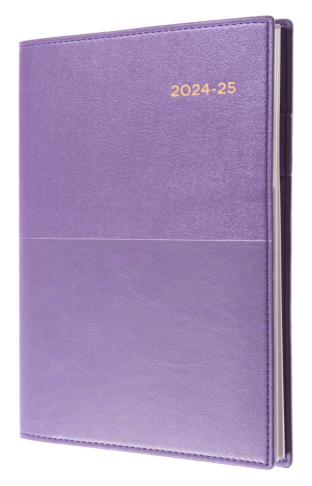 DIARY VANESSA FINANCIAL YEAR 24-25 A5 385 V55 WTV PURPLE   G85614