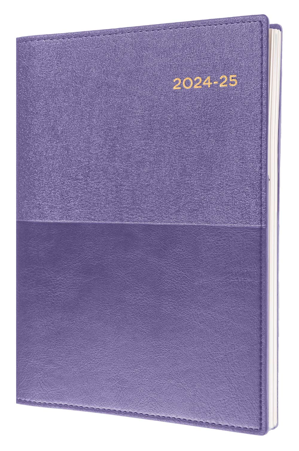 DIARY VANESSA FINANCIAL YEAR 24-25 A4 145 V55 DTP PURPLE   G85622