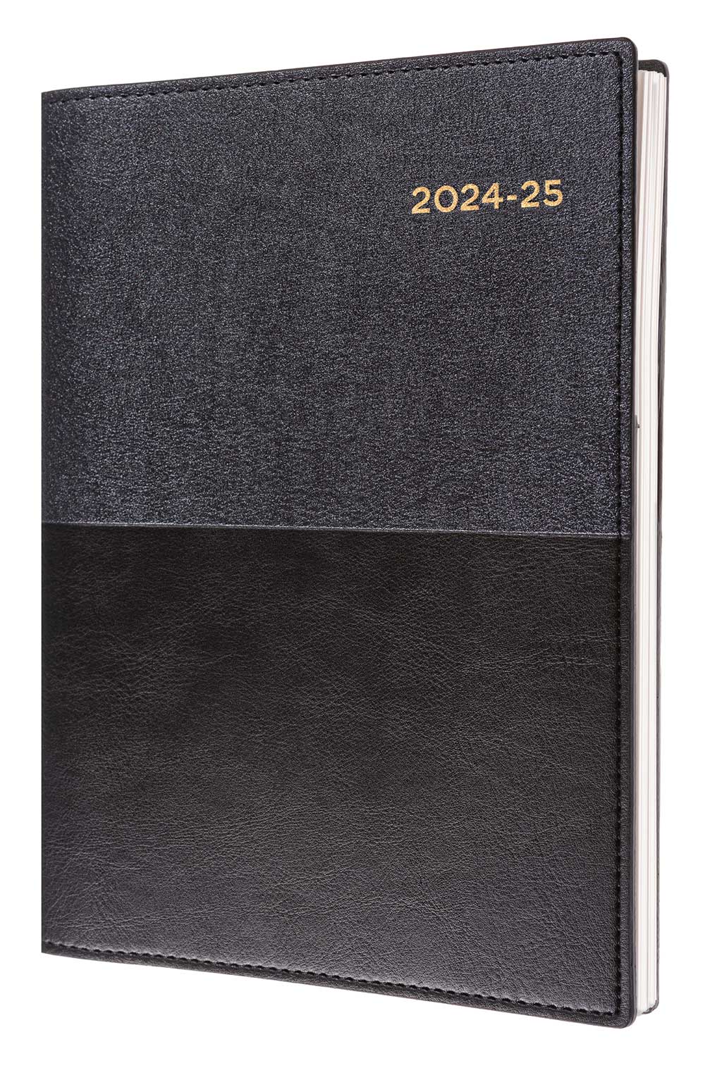 DIARY VANESSA FINANCIAL YEAR 24-25 A4 145 V99 DTP BLACK   G85625