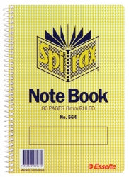 NOTEBOOK SPIRAX 564 167X114 S/O   G85640