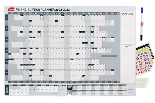 WALL PLANNER SASCO FINANCIAL YEAR 24-25 870X610   G85655