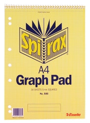 GRAPH BOOK SPIRAX 585 A4 5MM   G85850