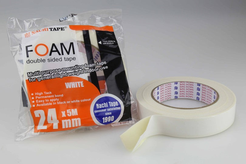 DOUBLE SIDED TAPE NACHI 24MM X 5M 2010R WHITE   G85938