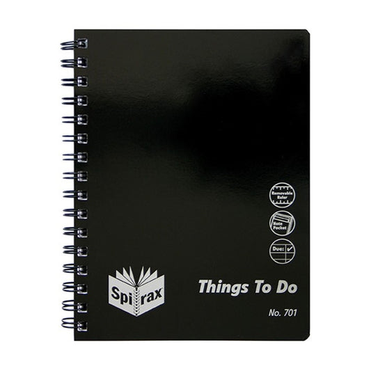 NOTEBOOK SPIRAX 701 A5 THINGS TO DO S/O PK5   G86063