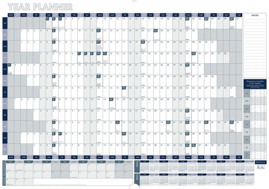 WALL PLANNER GNS BASIC 2025 870X610MM YTV   G86180