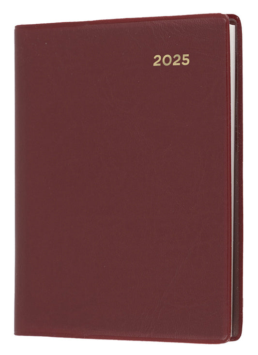 DIARY 2025 COLLINS BELMONT A7 105X74MM 337.V78 PVC POCKET WTV C RED   G86302.25