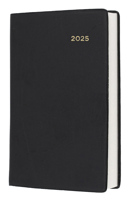 DIARY 2025 COLLINS BELMONT B7R 125X80MM 157.V99 B7R PVC POCKET 1DTP BLACK   G86307.25