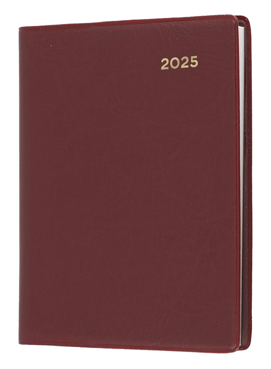 DIARY 2025 COLLINS BELMONT A7 105X74MM 337P.V78 PVC PKT W PENCIL WTV BURG   G86311.25