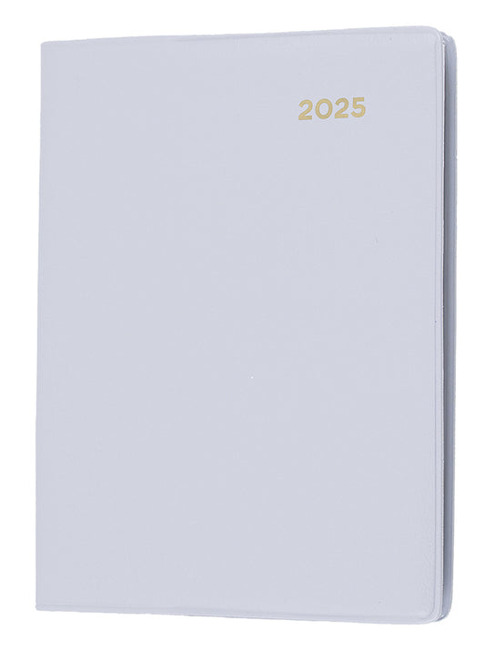 DIARY 2025 COLLINS BELMONT A7 105X74MM 337P.V98 PVC PKT W PENCIL WTV GREY   G86312.25