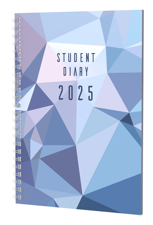 DIARY 2025 COLLINS COLPLAN A5 SC37SP.LGT STUDENT SPIRAL WTV   G86334.25