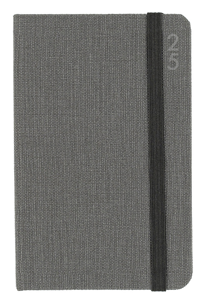 DIARY 2025 DEBDEN DESIGNER 85X132MM  D36.P98-25 WTV CHARCOAL   G86343.25
