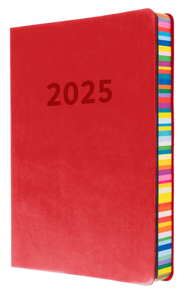 DIARY 2025 COLLINS EDGE RAINBOW A5 ED151.U15-25 1DTP RED   G86347.25