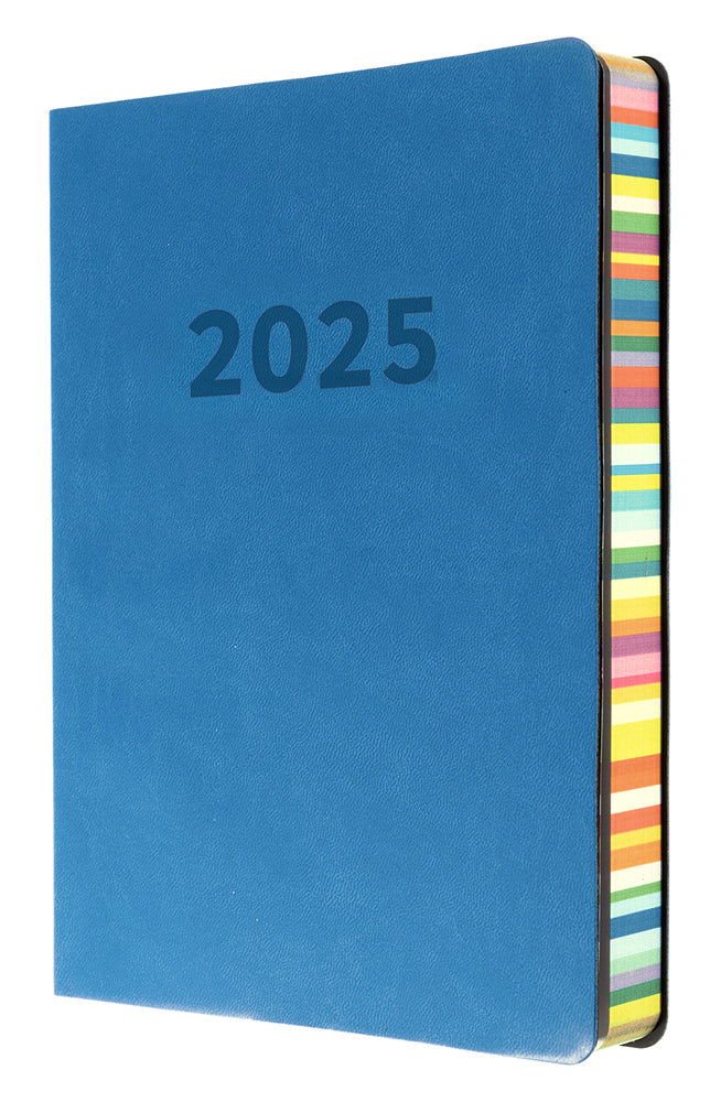 DIARY 2025 COLLINS EDGE RAINBOW A5 ED151.U57-25 1DTP BLUE   G86348.25