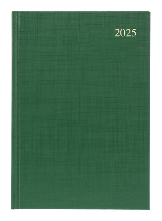 DIARY 2025 COLLINS ESSENTIAL A4 ESSA41.52 1DTP GREEN   G86387.25