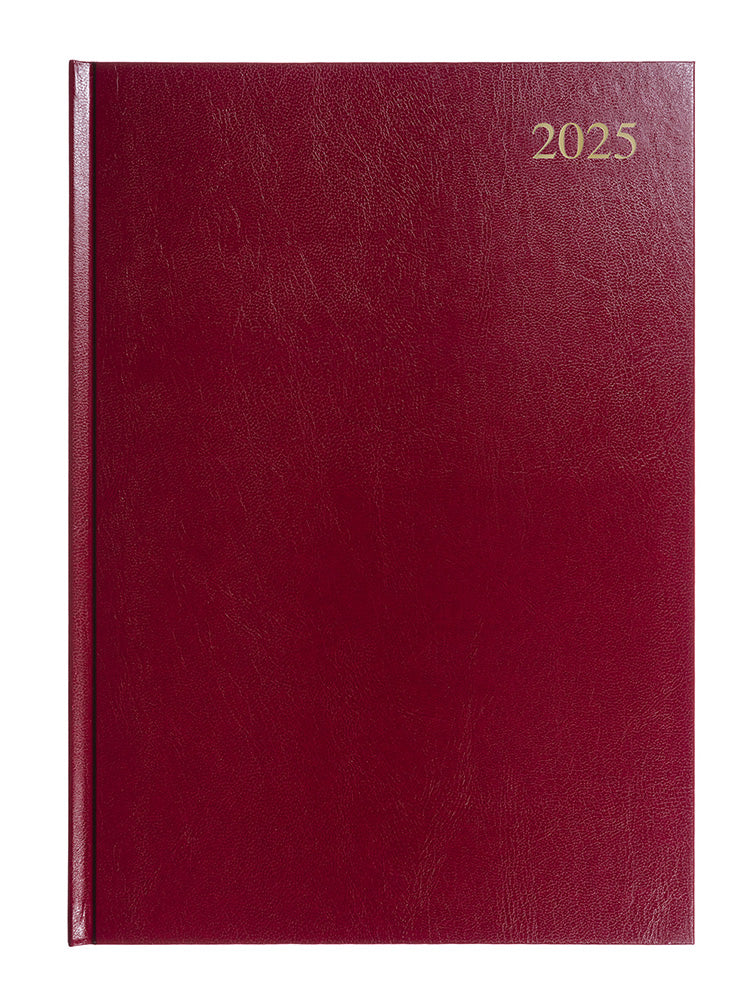 DIARY 2025 COLLINS ESSENTIAL A4 ESSA43.78 WTV MAROON   G86396.25