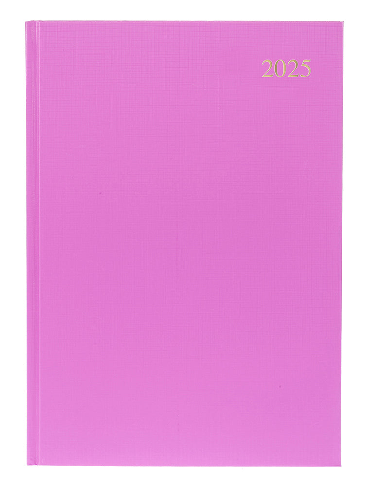 DIARY 2025 COLLINS ESSENTIAL A4 ESSA43.50 WTV PINK   G86397.25