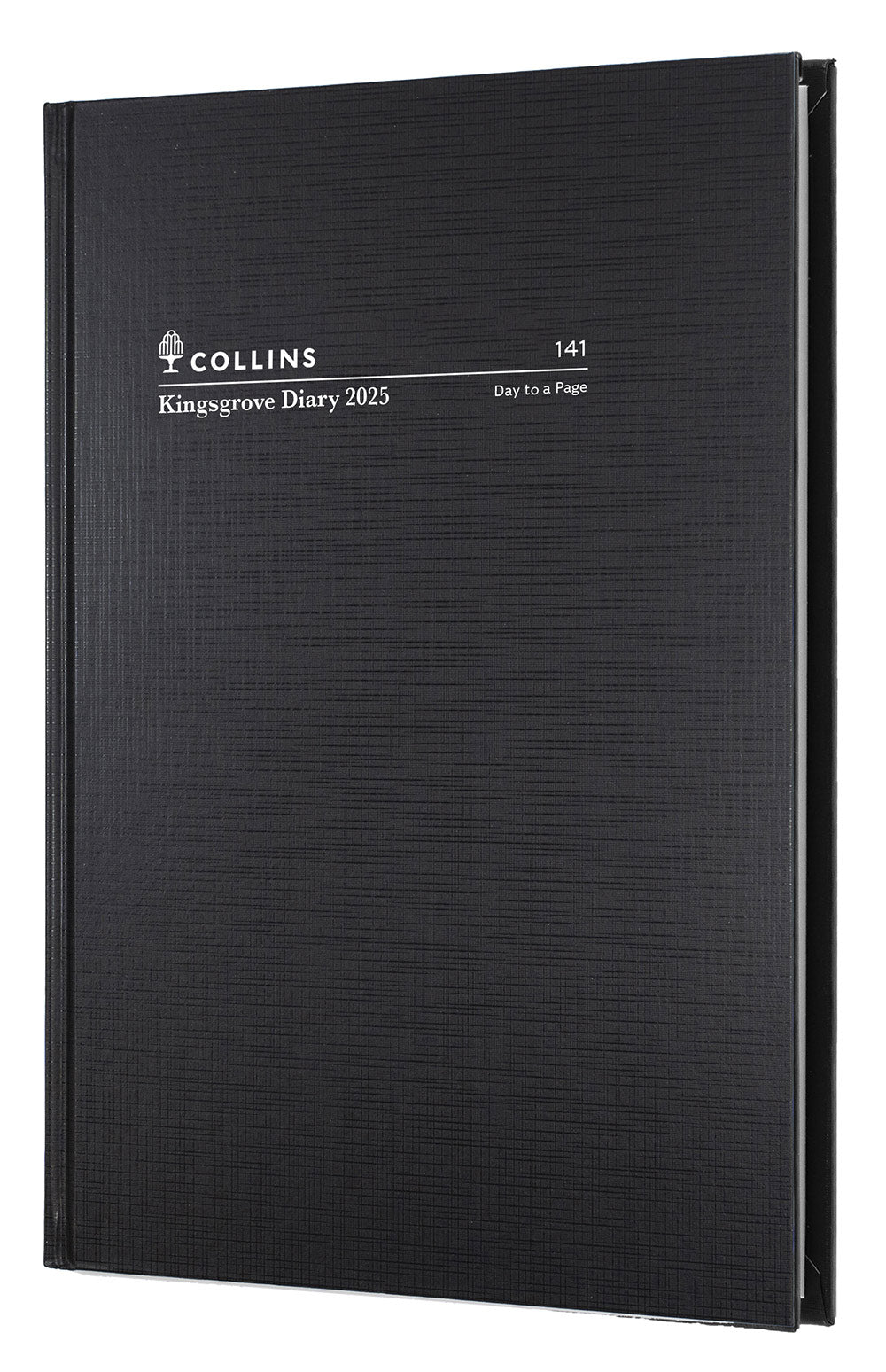 DIARY 2025 COLLINS KINGSGROVE A4 141.P99 1DTP BLACK   G86427.25