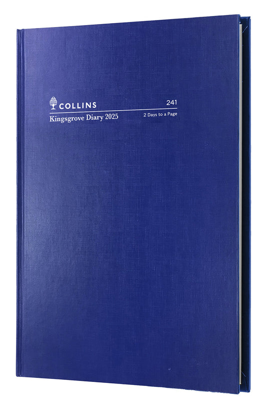 DIARY 2025 COLLINS KINGSGROVE A4 241.P59 2DTP BLUE   G86429.25