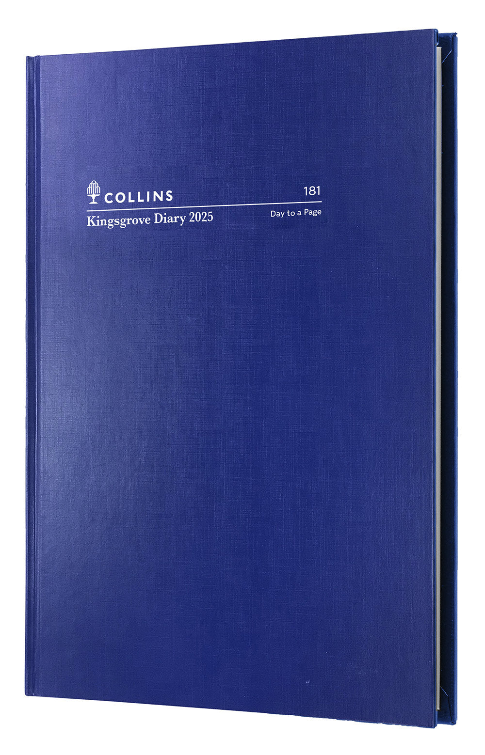 DIARY 2025 COLLINS KINGSGROVE A5 181.P59 1DTP BLUE   G86433.25