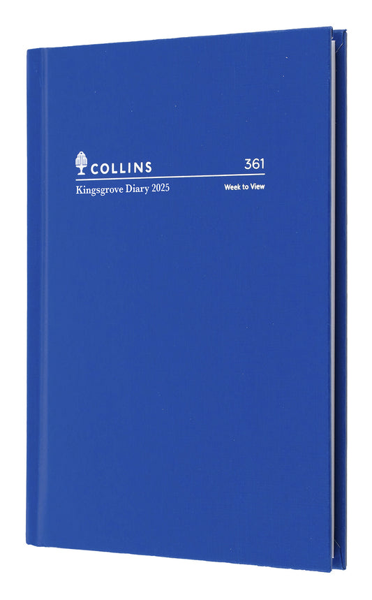 DIARY 2025 COLLINS KINGSGROVE A6 105X148MM 361.P59 WTV BLUE   G86438.25