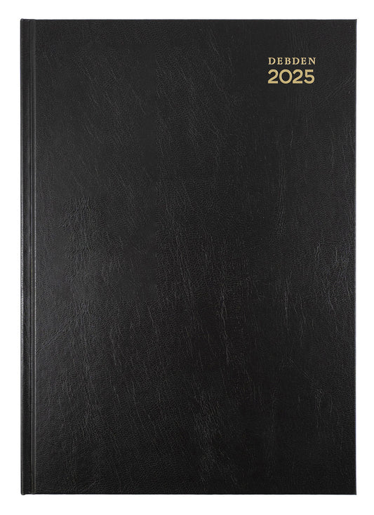 DIARY 2025 DEBDEN KYOTO A4 3201.P99 WTV BLACK   G86440.25