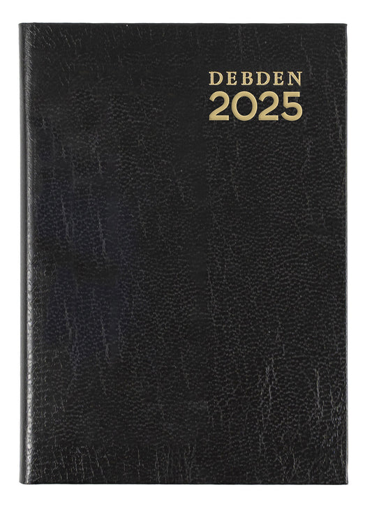 DIARY 2025 DEBDEN KYOTO A7 105X74MM 3133.P99 1DTP BLACK   G86443.25