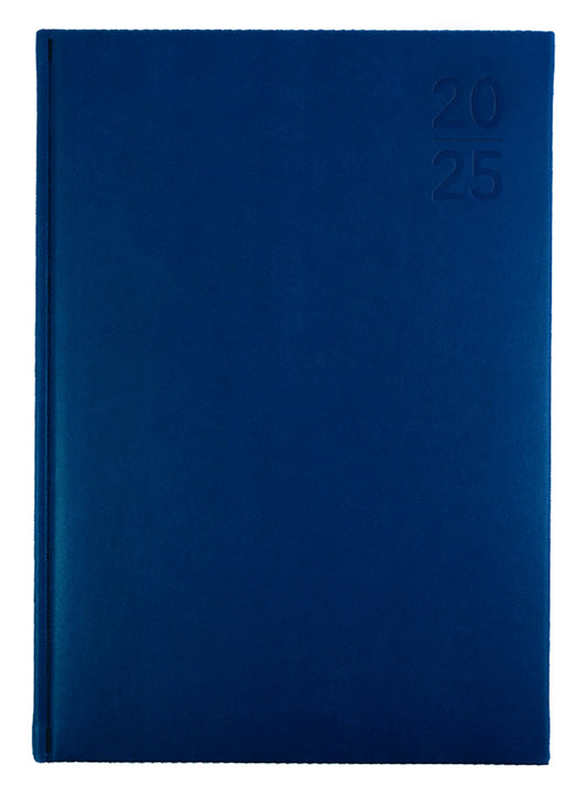 DIARY 2025 DEBDEN SILHOUETTE A4 S4700.P59 WTV NAVY   G86474.25