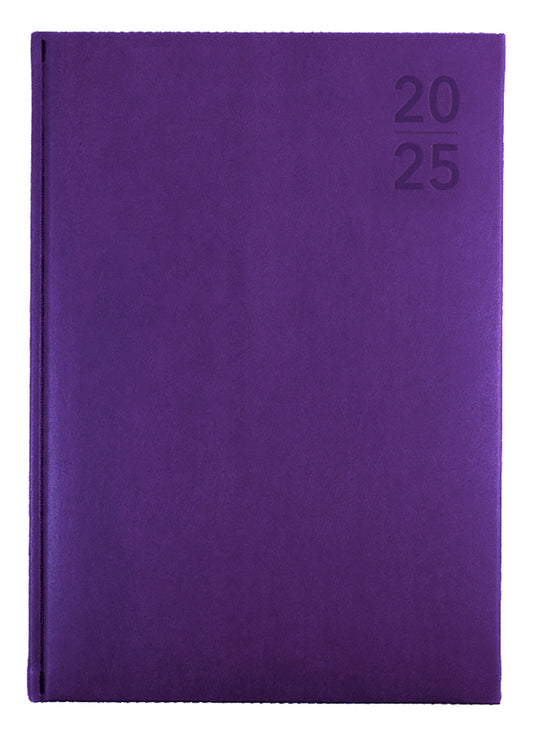 DIARY 2025 DEBDEN SILHOUETTE A5 S5700.P55 WTV PURPLE   G86482.25