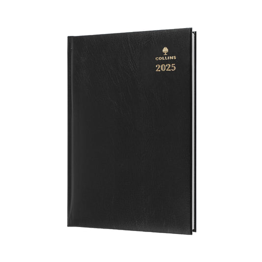 DIARY 2025 COLLINS STERLING A4 344.P99 WTV BLACK   G86488.25