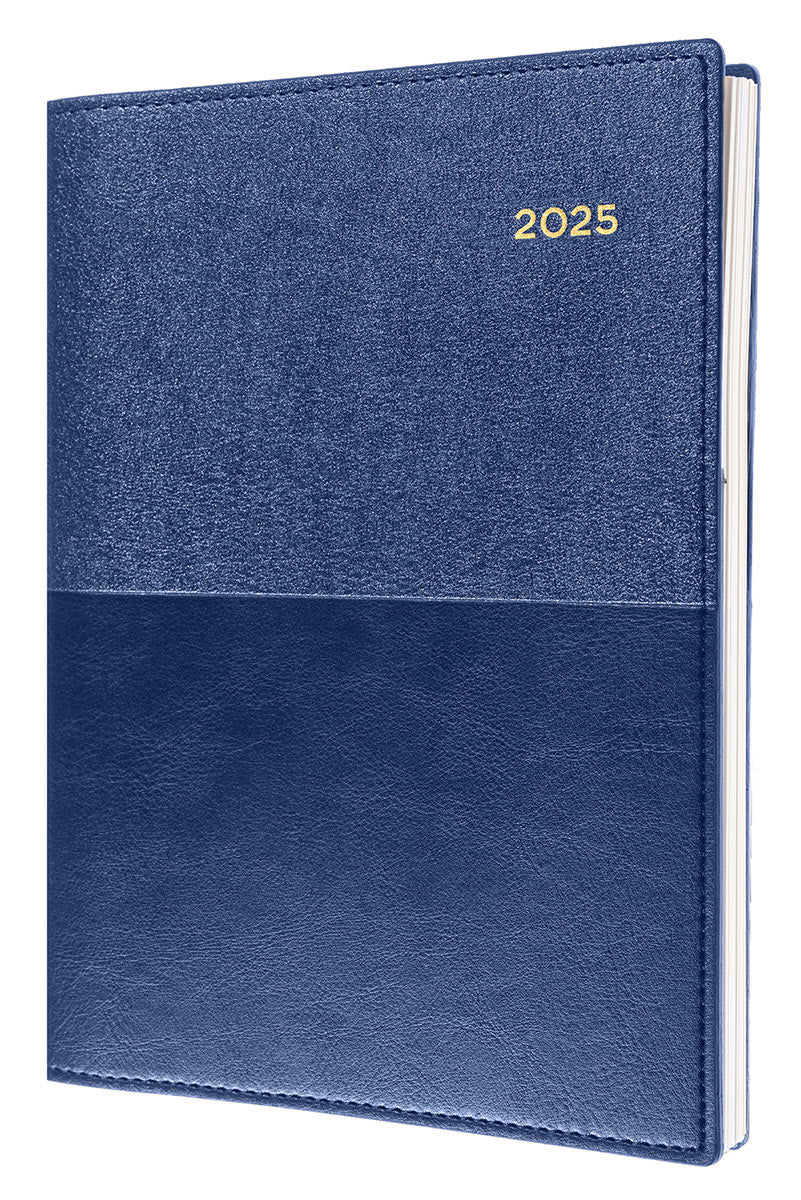 DIARY 2025 COLLINS VANESSA A4 145.V59 1DTP BLUE   G86505.25