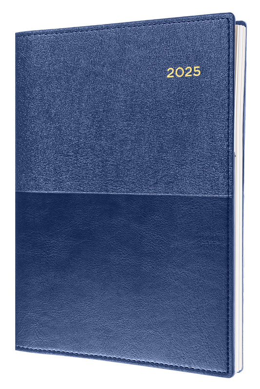 DIARY 2025 COLLINS VANESSA A4 145.V59 1DTP BLUE   G86505.25