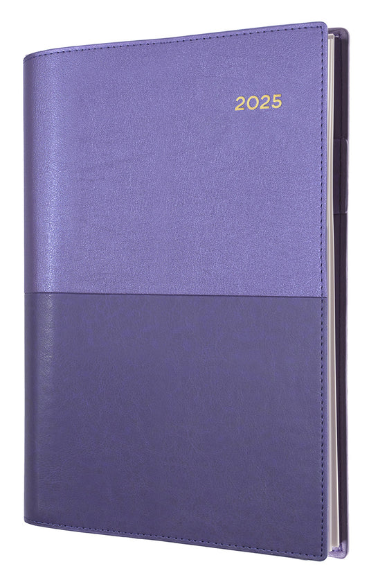 DIARY 2025 COLLINS VANESSA A4 145.V55 1DTP LILAC   G86506.25