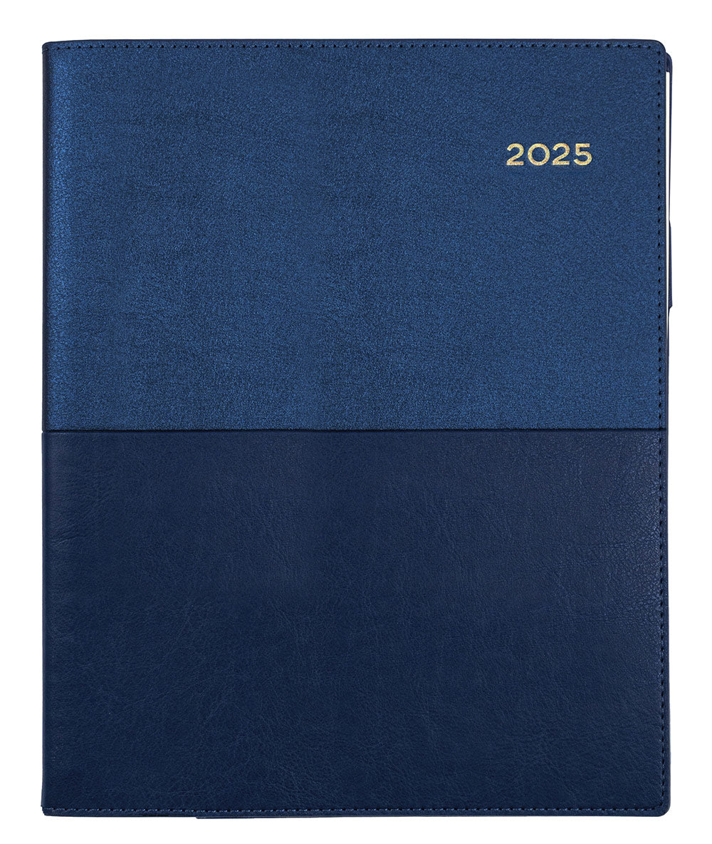 DIARY 2025 COLLINS VANESSA QUARTO 260X210MM 325.V59 VERTICAL WTV BLUE   G86518.25