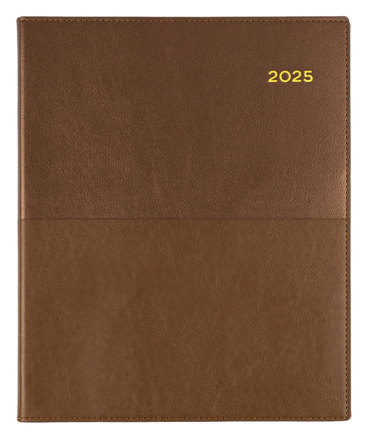 DIARY 2025 COLLINS VANESSA QUARTO 260X210MM 325.V90 VERTICAL WTV TAN   G86522.25