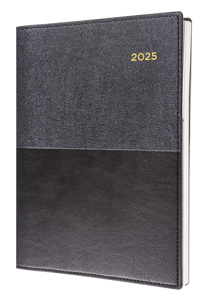 DIARY 2025 COLLINS VANESSA A5 185.V99 1DTP BLACK   G86523.25