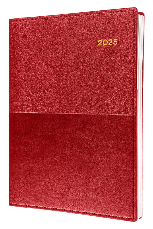 DIARY 2025 COLLINS VANESSA A5 185.V15 1DTP RED   G86526.25