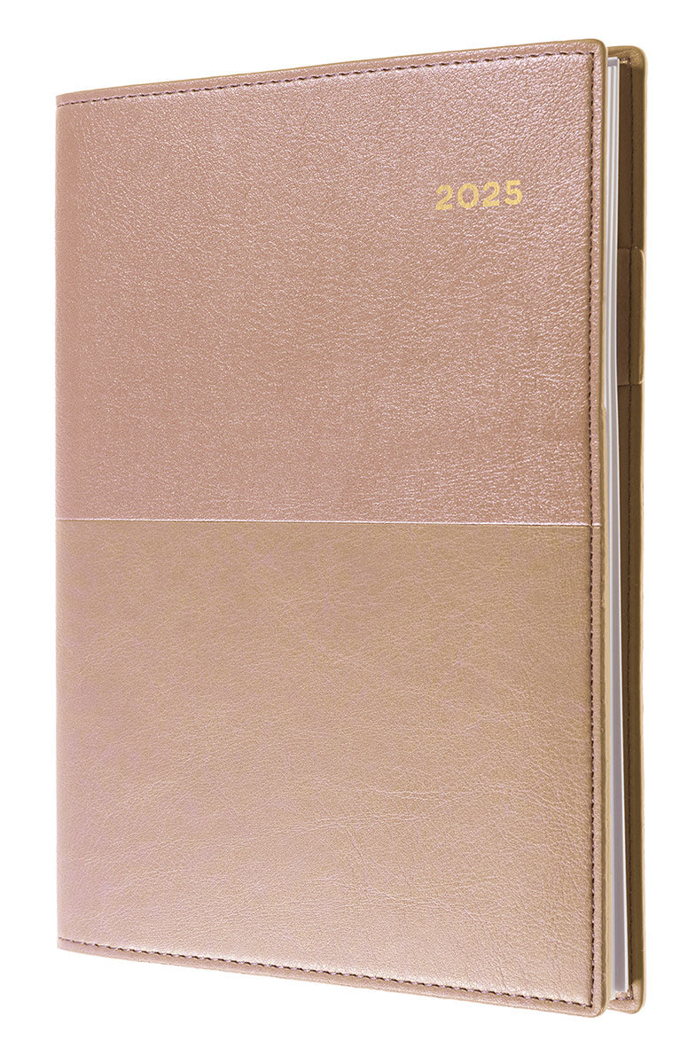 DIARY 2025 COLLINS VANESSA A5 185.V49 1DTP ROSE GOLD   G86527.25