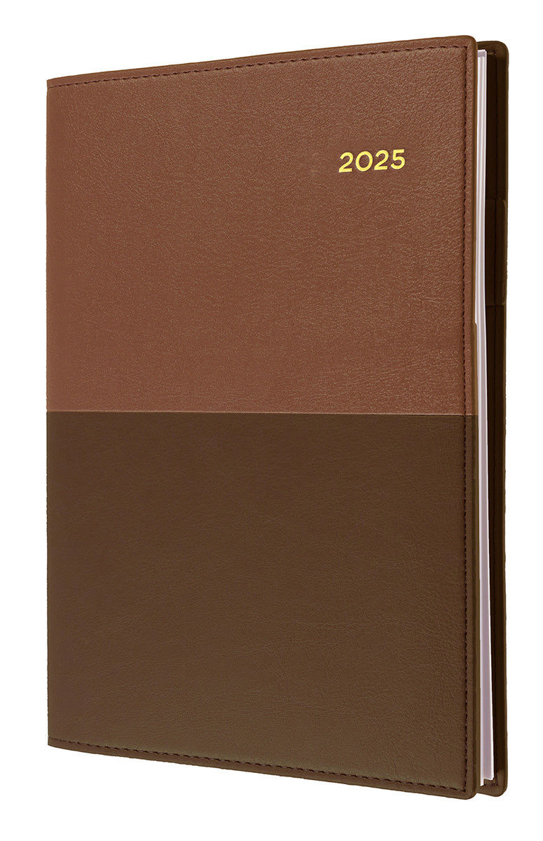 DIARY 2025 COLLINS VANESSA A5 185.V90 1DTP TAN   G86528.25