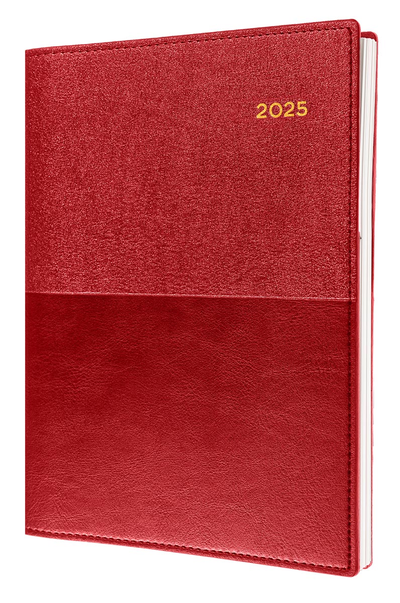 DIARY 2025 COLLINS VANESSA A5 385.V15 WTV RED   G86533.25