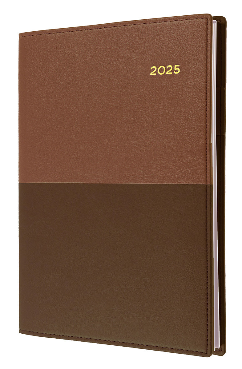 DIARY 2025 COLLINS VANESSA A5 385.V90 WTV TAN   G86535.25