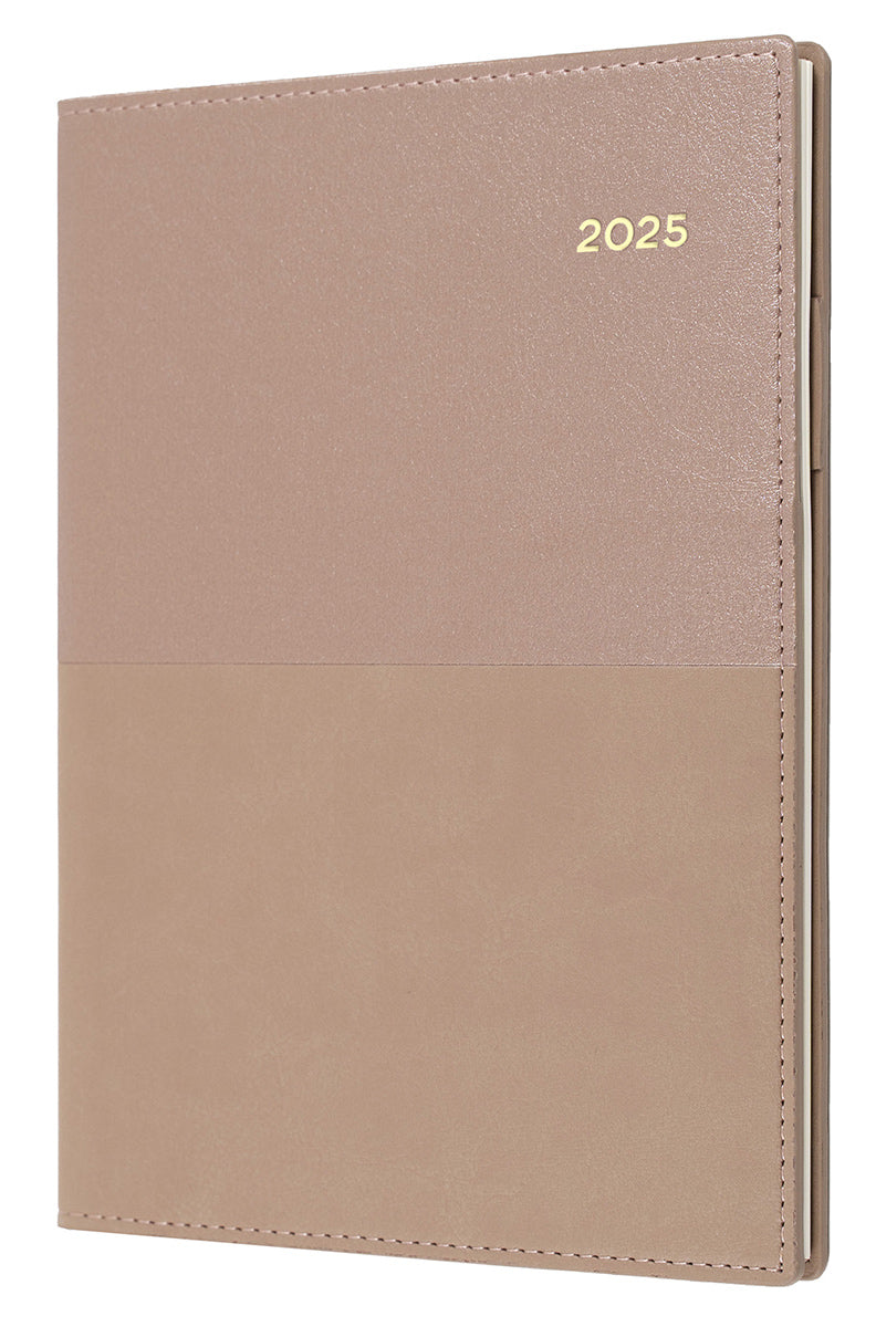 DIARY 2025 COLLINS VANESSA A6 105X148MM 365.V49 WTV ROSE GOLD   G86552.25