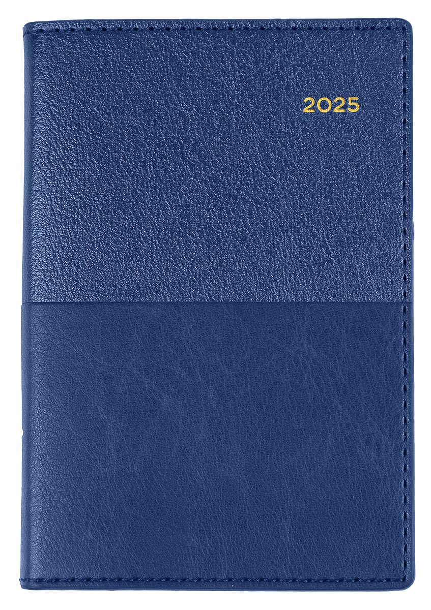 DIARY 2025 COLLINS VANESSA B7R 125X80MM 355.V59 POCKET WTV BLUE   G86561.25