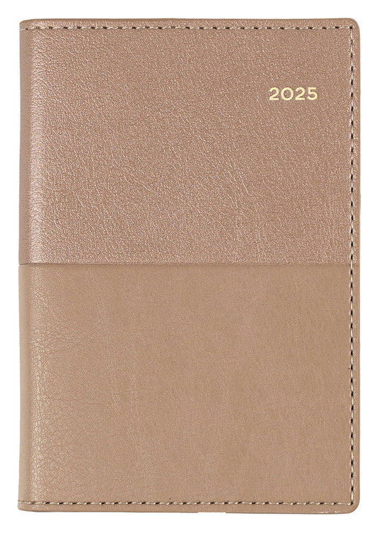 DIARY 2025 COLLINS VANESSA B7R 125X80MM 355.V49 POCKET WTV ROSE GOLD   G86564.25